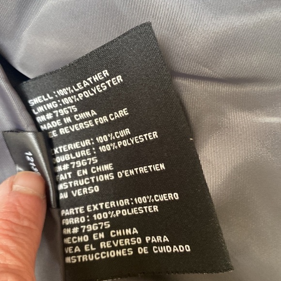 Michael Kors leather jacket. Size S. Very good condition. Butter soft - Picture 7 of 9